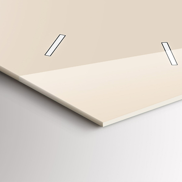 Vertical wall clock Wolf head