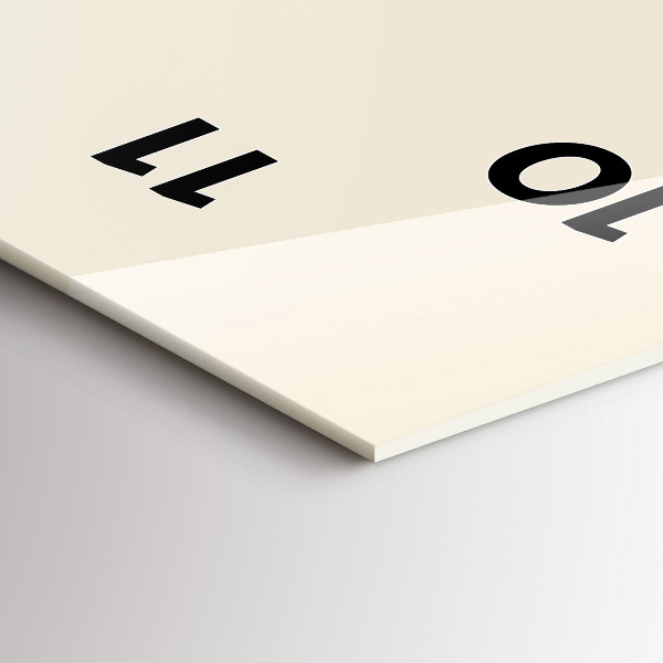 Vertical wall clock Deer in a shirt