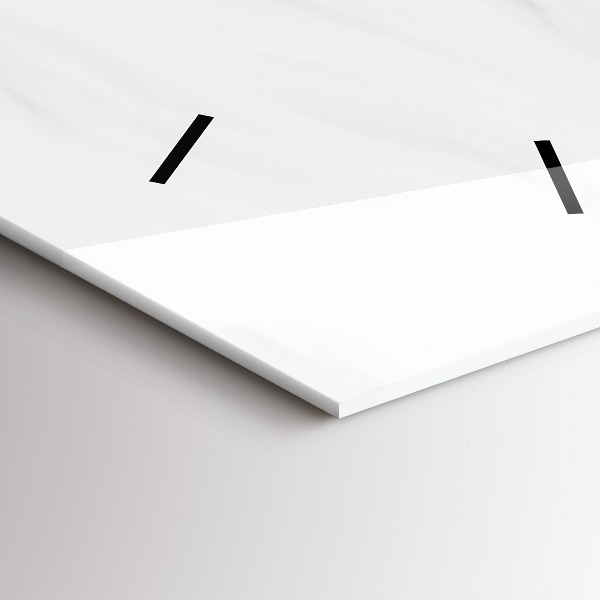 Vertical wall clock Sleeping little kitten