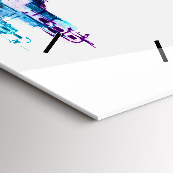 Vertical wall clock Cello Park Lake