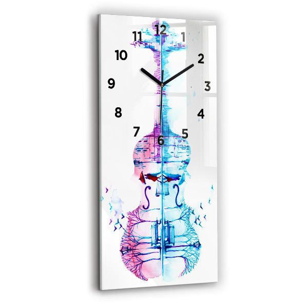 Vertical wall clock Cello Park Lake