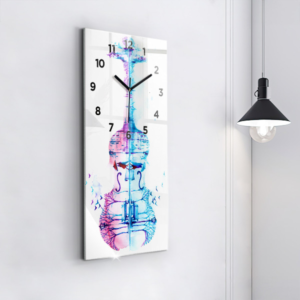 Vertical wall clock Cello Park Lake