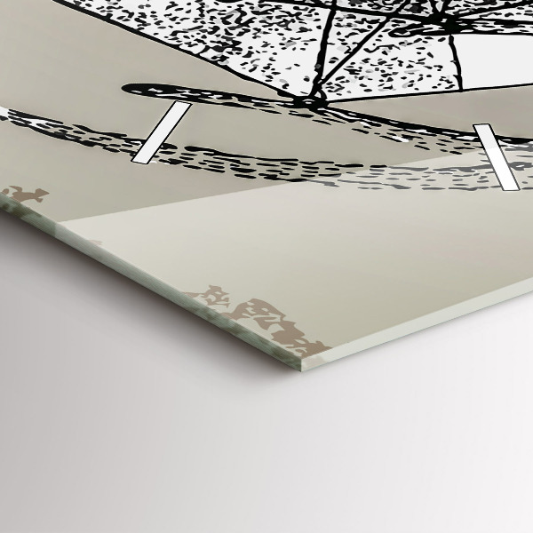 Vertical wall clock Deer head