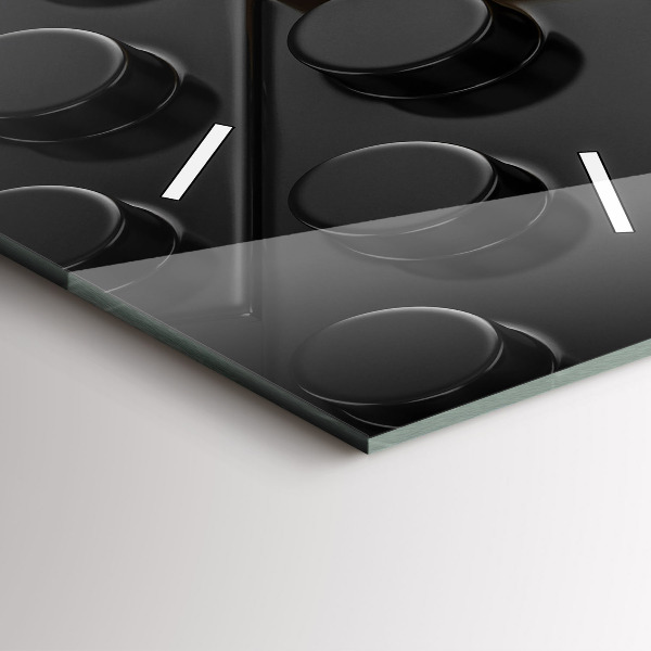 Vertical wall clock Toy blocks