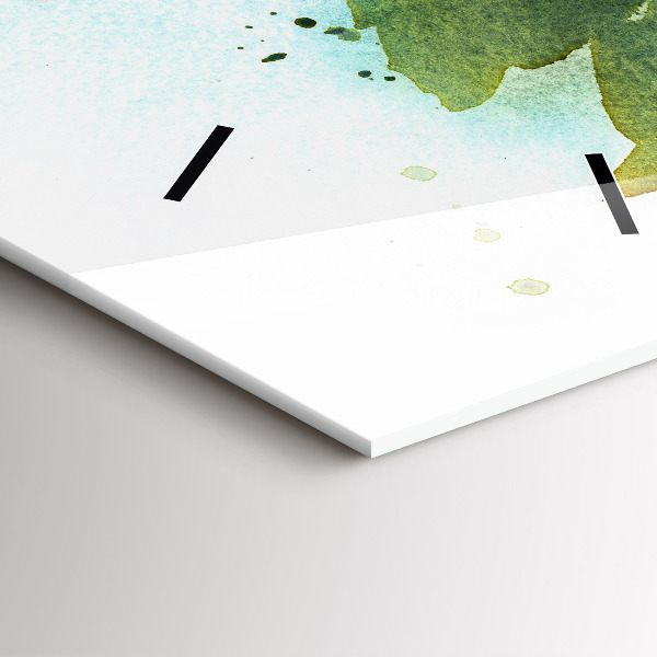 Vertical wall clock Visualization of Nature