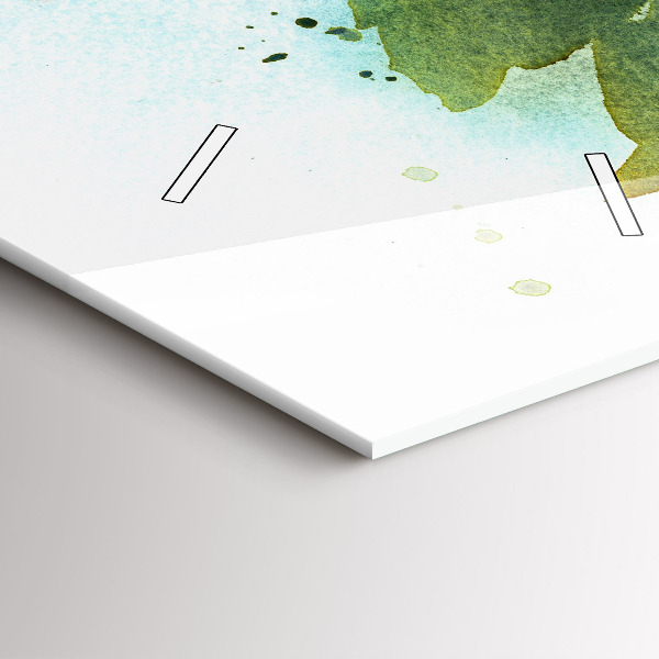 Vertical wall clock Visualization of Nature