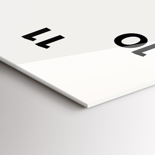 Vertical wall clock Jazz in New York