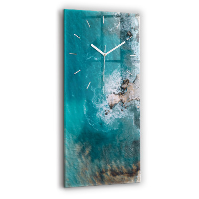 Vertical wall clock Fjords in Costa Blanca