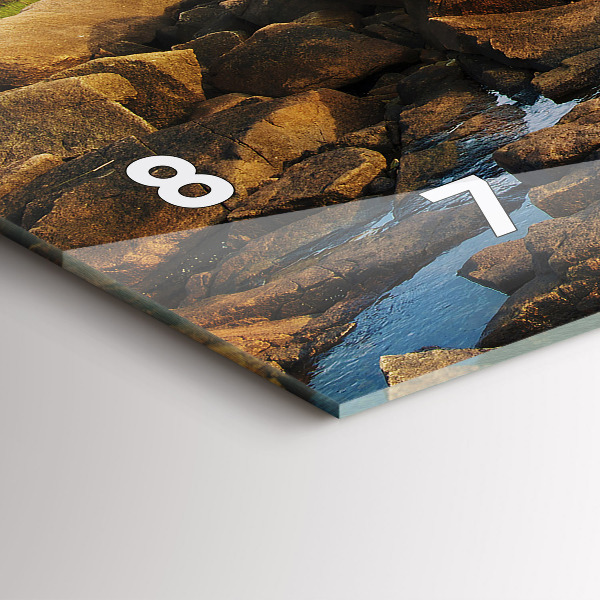 Horizontal wall clock Annisquam Lighthouse