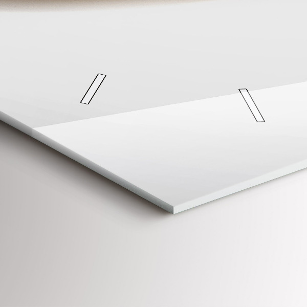 Horizontal wall clock Abstract lines