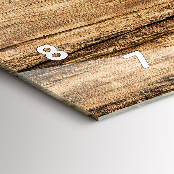 Horizontal wall clock Spoons of spices