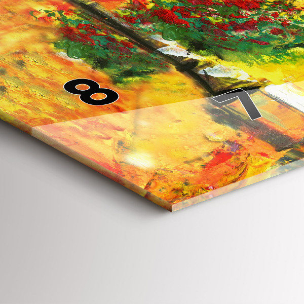 Horizontal wall clock Venice Rialto Bridge