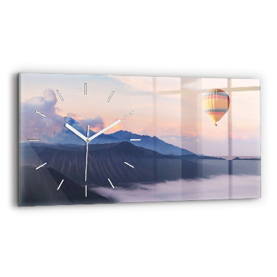 Horizontal wall clock Beautiful Landscape