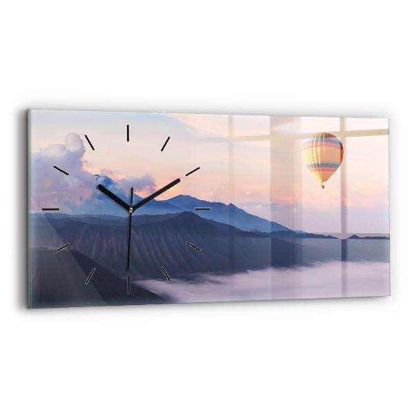 Horizontal wall clock Beautiful Landscape