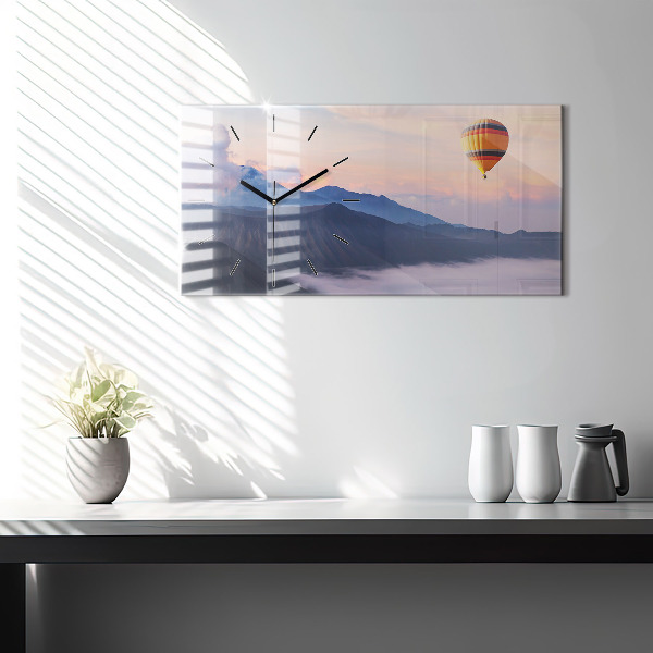 Horizontal wall clock Beautiful Landscape