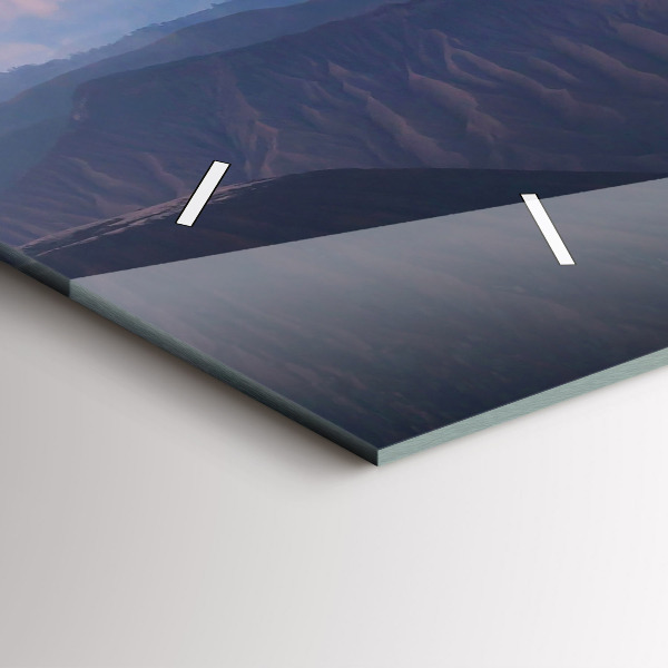 Horizontal wall clock Beautiful Landscape