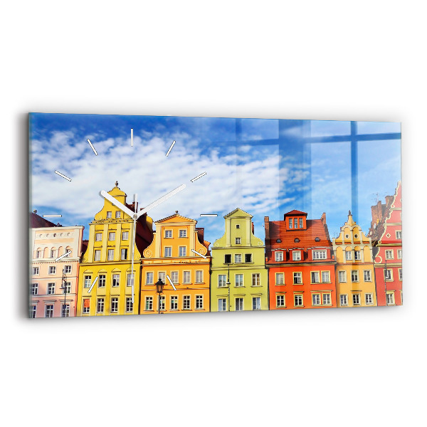 Horizontal wall clock Wroclaw - Old Town