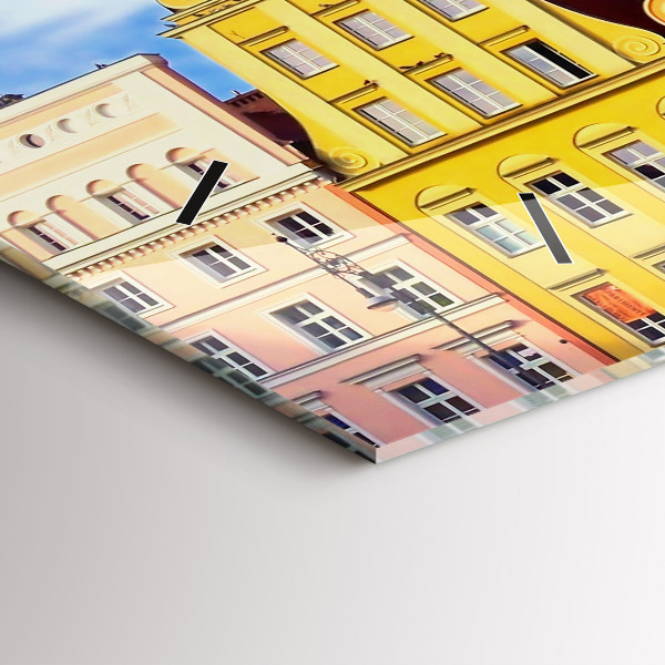 Horizontal wall clock Wroclaw - Old Town