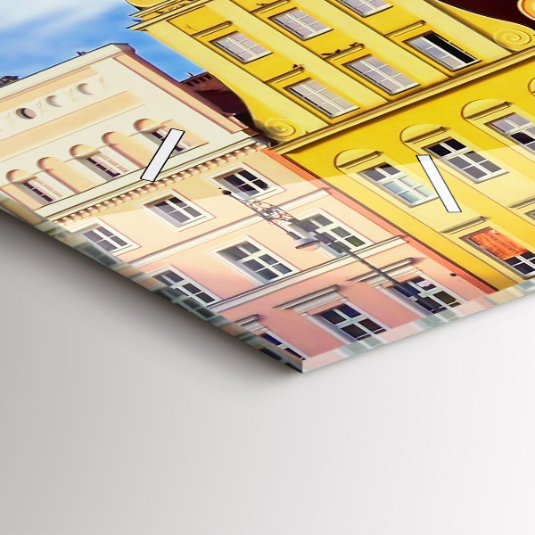 Horizontal wall clock Wroclaw - Old Town