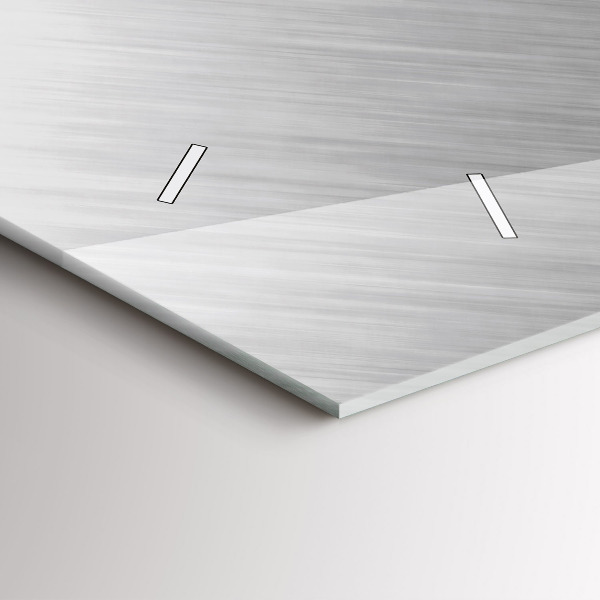 Horizontal wall clock Metal wall