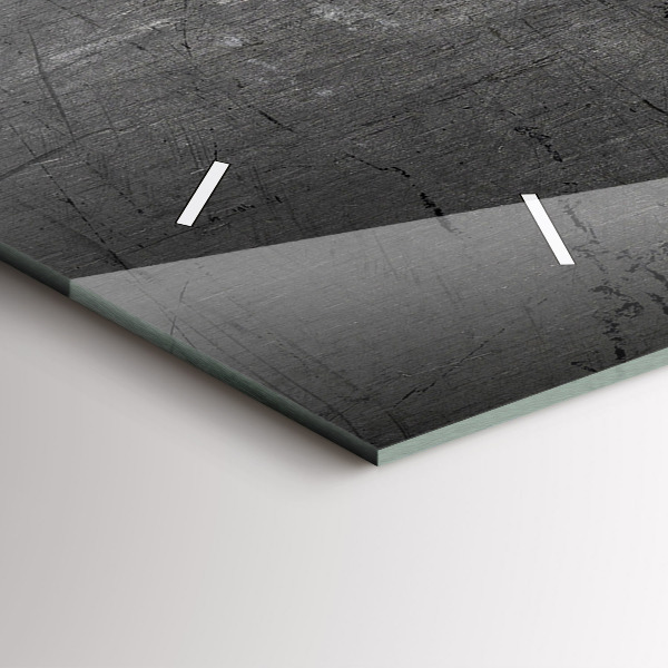 Horizontal wall clock Metal wall