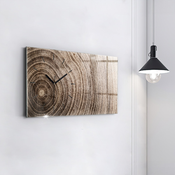 Horizontal wall clock Trunk