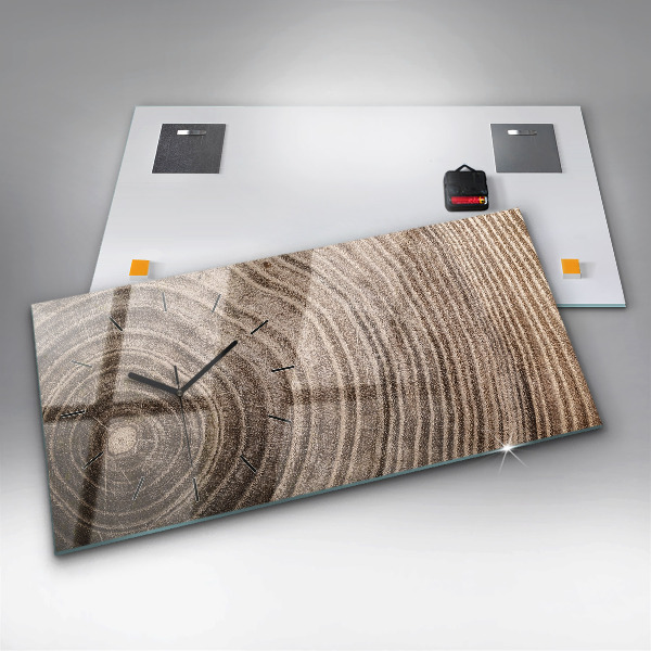 Horizontal wall clock Trunk