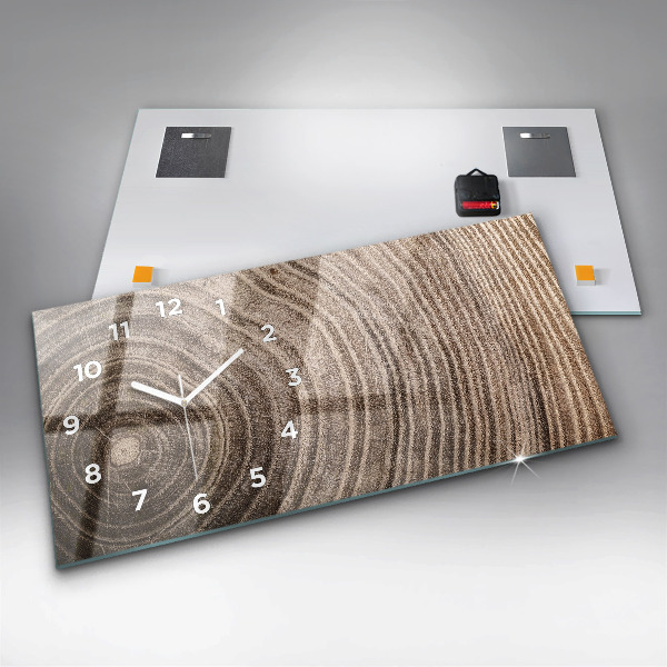 Horizontal wall clock Trunk