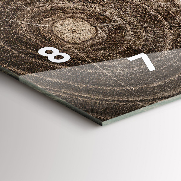 Horizontal wall clock Trunk