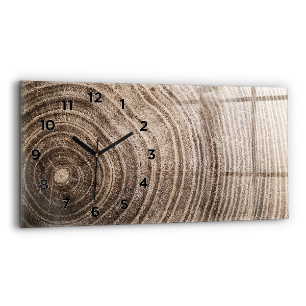 Horizontal wall clock Trunk