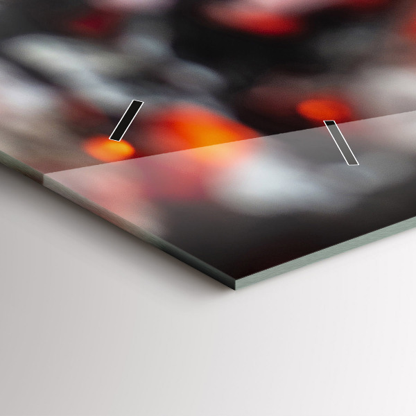 Horizontal wall clock Grate