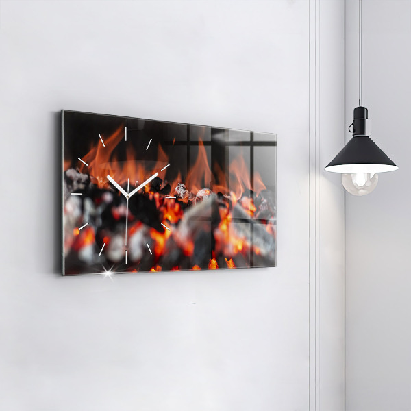 Horizontal wall clock Grate