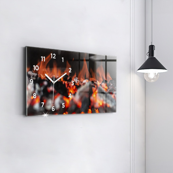 Horizontal wall clock Grate