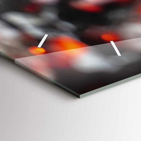 Horizontal wall clock Grate