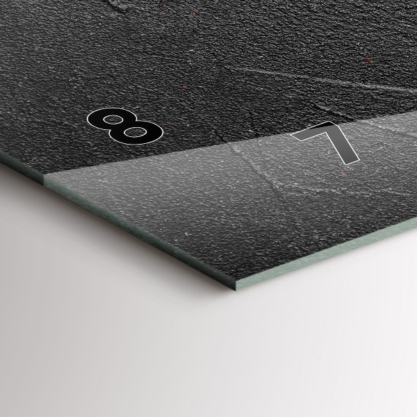 Horizontal wall clock Red peppers