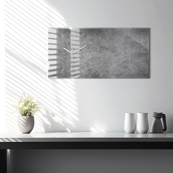 Horizontal wall clock Industrial wall