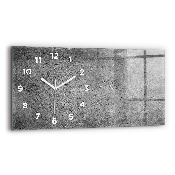 Horizontal wall clock Industrial wall