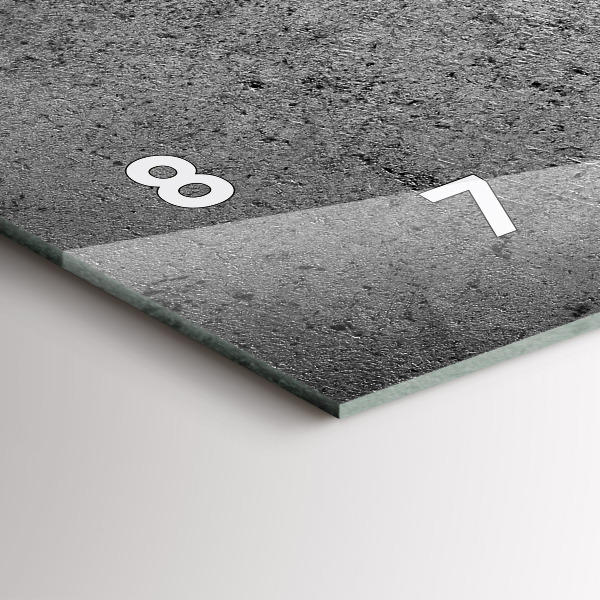 Horizontal wall clock Industrial wall