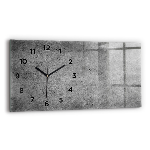 Horizontal wall clock Industrial wall
