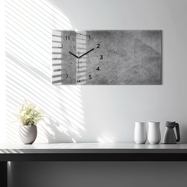 Horizontal wall clock Industrial wall