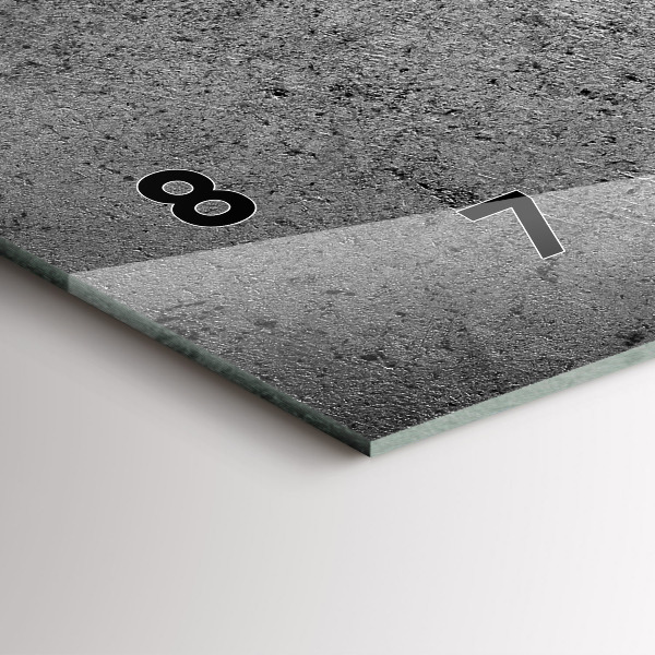 Horizontal wall clock Industrial wall