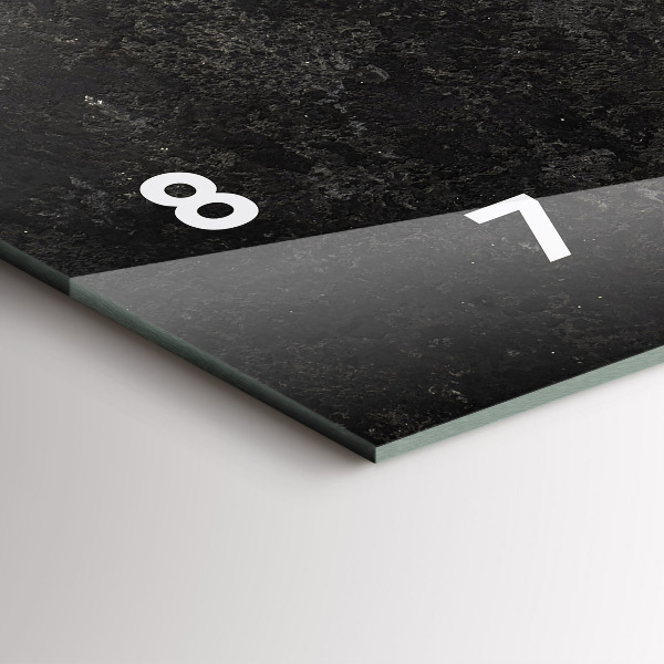 Horizontal wall clock Heart of peppers