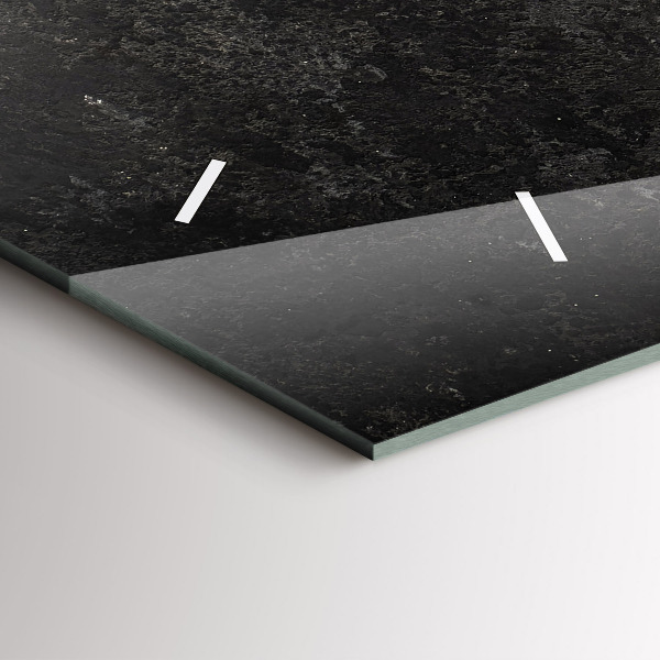 Horizontal wall clock Heart of peppers