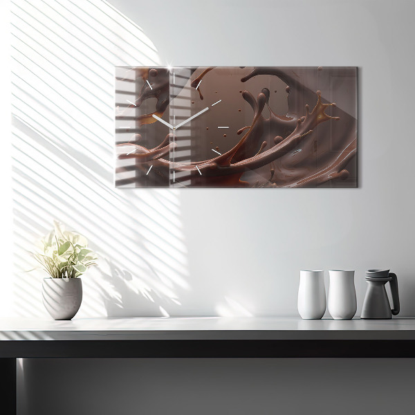 Horizontal wall clock Cocoa
