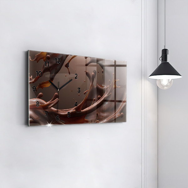 Horizontal wall clock Cocoa