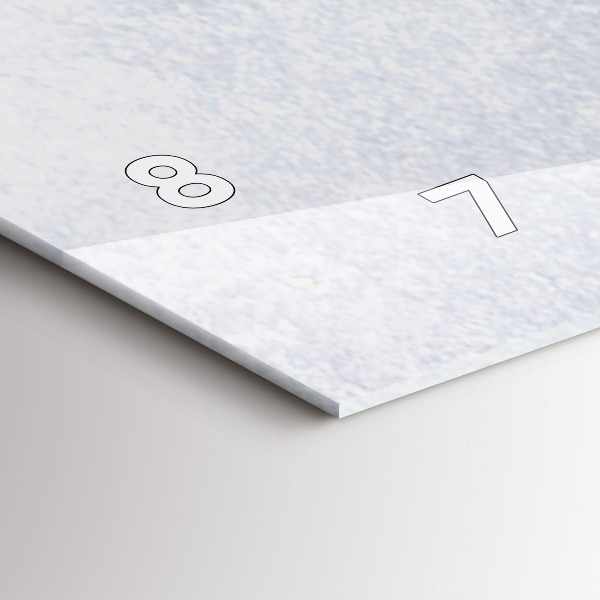 Horizontal wall clock A piece of cake