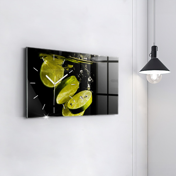 Horizontal wall clock Limes