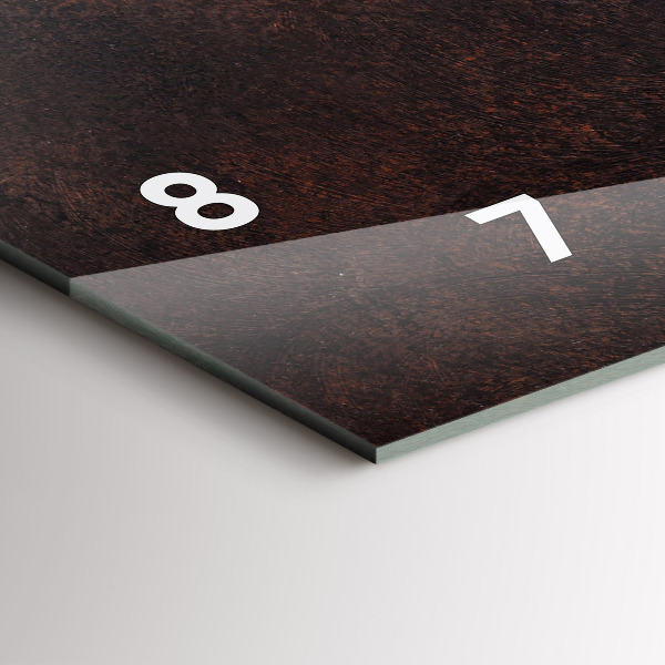 Horizontal wall clock A cup of coffee