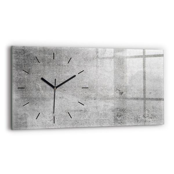 Horizontal wall clock Raw wall