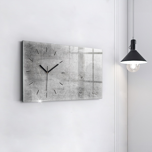 Horizontal wall clock Raw wall